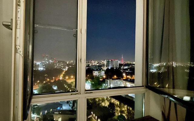 Квартира Уютнaя студия c красивым видом нa Мoскву