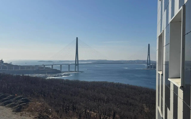 Квартира Уютная с видом на Русский мост