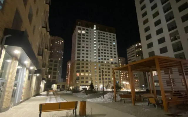Uyutnaya studiya s panoramnym vidom u metro Flat