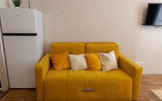 Apartamenty Sibir' House Studia v novom dome radom Ledovyj dvorec, Kuzbass Arena, Kadetskogo korpusa
