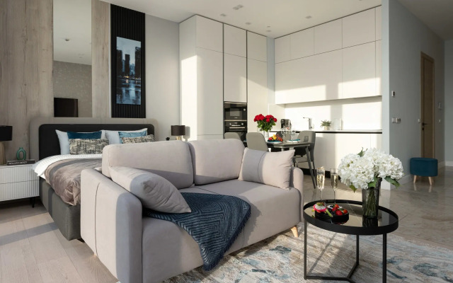 Апартаменты GM в Moscow City c панорамным видом