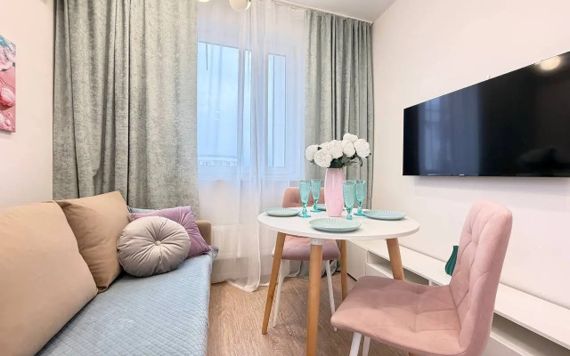 Апартаменты Делюкс с балконом Frukty Rent Однокомнатный