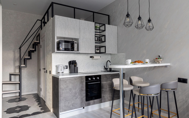 Квартира Дизайнерская Grey Room у Невского проспекта