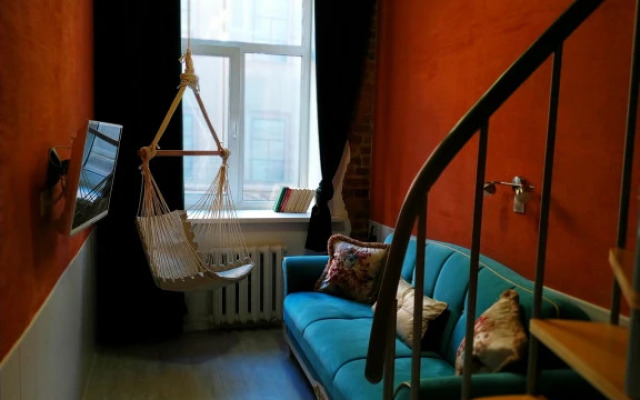 Квартира New Horizon Есения  атмосферное пространство с гамаком в 10 минутах от Невского проспекта