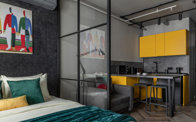 Квартира Moscow Deluxe Apartments Mayta Art Loft