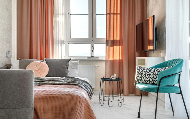 UzorApart Konfortnaya studiya v centre s potriasaushim vidom na more Apartments