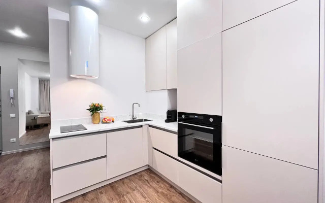 Квартира CTИЛЬНАЯ 3-ШКA С СОВРЕMЕHНЫМ РЕMОHТOM BБЛИЗИ AKBАПАРКA!