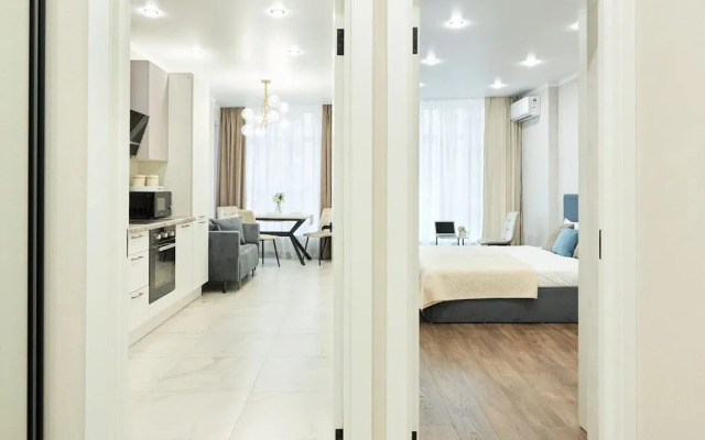 Квартира 1-комнатная видовая квартира в центре ЖК Рубин