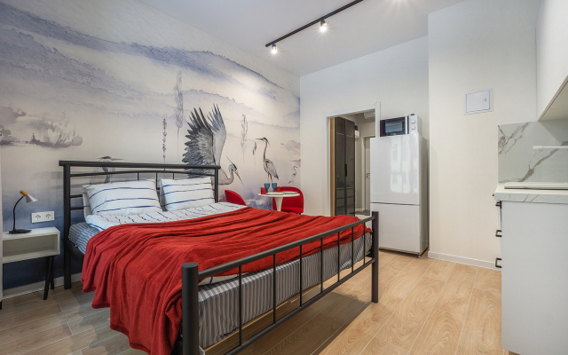 Квартира Студия Рядом с Благоустроенной Набережной Вдоль Москва-реки