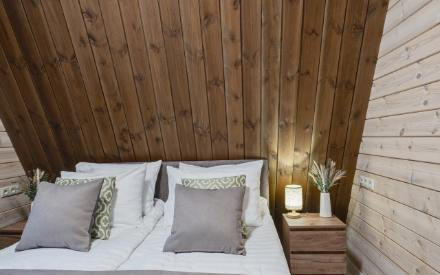 Частный дом С баней и террасой