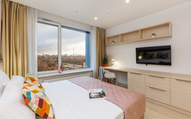 Apartment Botanika near Botanical Garden metro station