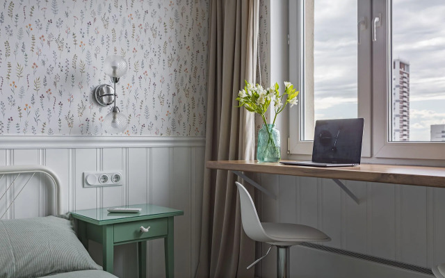 Квартира Студия с видом на реку, уходящую вдаль