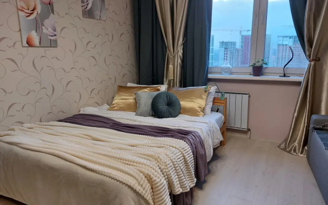 Квартира ЕвроДвушка Аксакова 81/1 на 17 Этаже до 7 Чел