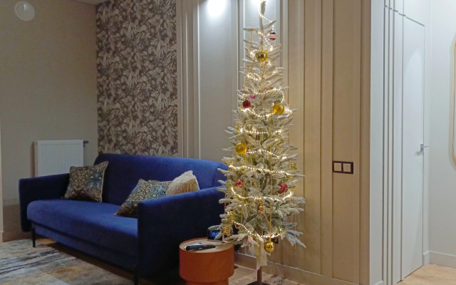 Апартаменты Новые уютные Клен в доме бизнес-класса с охраной