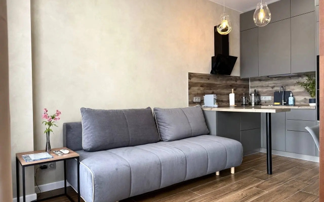 Квартира Современная студия с балконом и видом на море