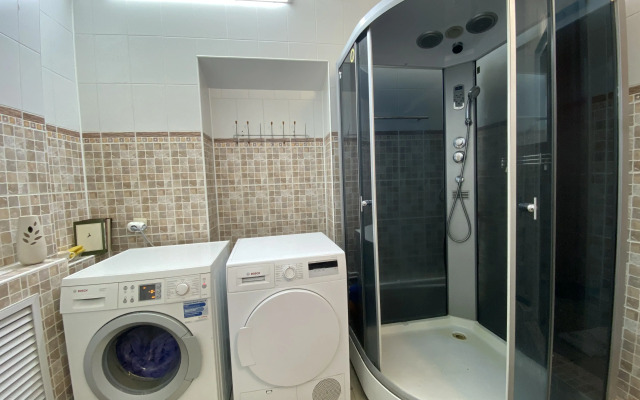 Апартаменты Студия 45 в Таунхаусе Общая Ванная Комната