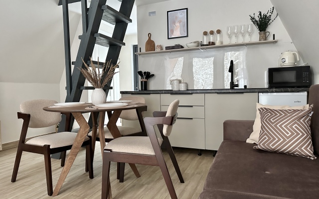 Barnhaus №1 s drovyanoj banej i goryachej kupel'yu, na 7 gostej Private House