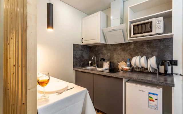 Апартаменты Студия Улучшенная с Дизайнерским Ремонтом