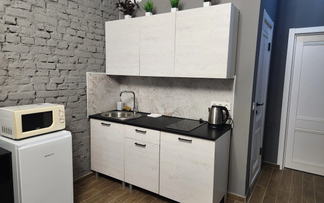 Квартира cтудия в стиле лофт в историческом здании