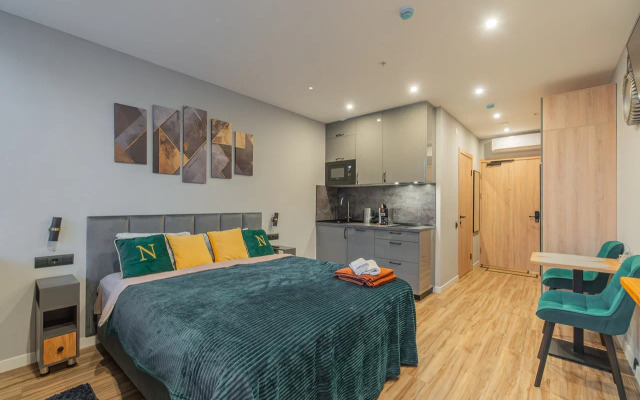 Апартаменты Смарт студии у метро и вокзала SalutApart 2W