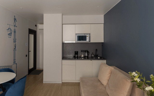 Квартира New Horizon STAY с авторским интерьером в престижном жилом комплексе рядом с Московским вокзалом