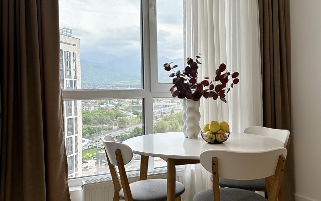 Апартаменты 158/4 Комфорт сити с двуспальной кроватью, диваном и красивым видом