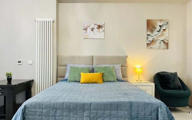 Studiya Lyuks Na 14 Etazhe S Vidom V Zhk Aloye Pole Flat - Apartment in تشيليابنسك - Photo 3