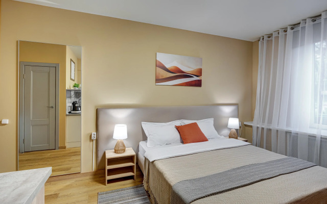 Апартаменты Улучшенная Студия Лотос Светлый Дом