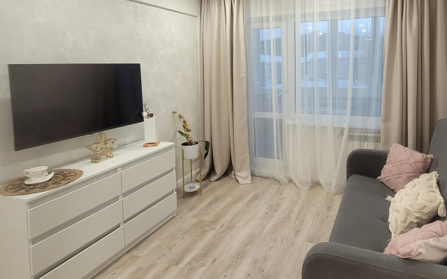 Uyutnaya kvartira s vidom na zasnezhennye gory Flat
