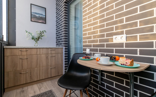 Квартира Дизайнерская студия с кондиционером (спортивный зал включен)