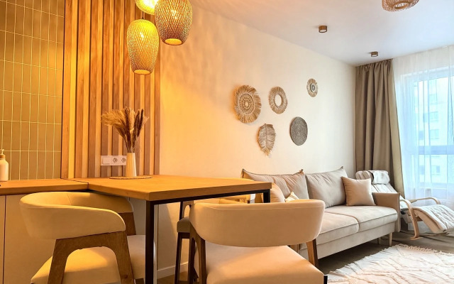 Hygge Karelia s saunoy, massazhnym kreslom i proektorom Apartments
