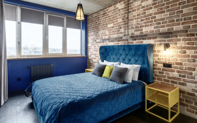 Апартаменты Дом у Дона Студия Лофт на 19 этаже с видом на ДОН