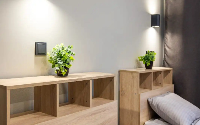 Апартаменты Студия с раздельными кроватями в гостинице Салют