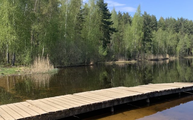 Частный дом Новый дом с 4 спальнями, панорамными окнами, баней и купелью