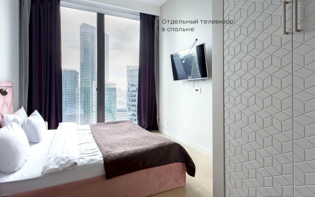 Апартаменты Москва Сити Royal 52 этаж 2 комнаты