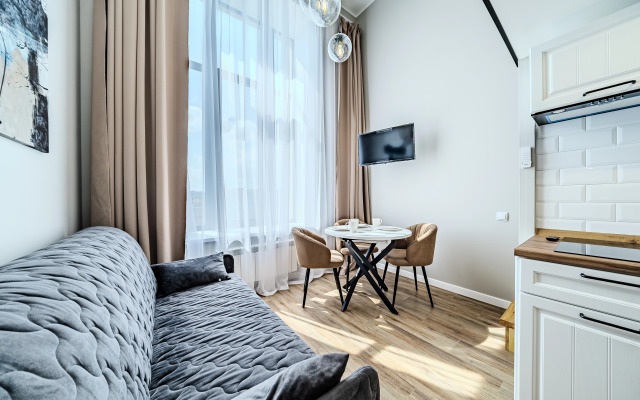 Novaya uyutnaya studiya na Prilukskoy Apartments