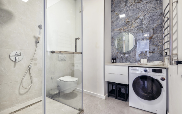 Lyuksovaya Yevrodvushka Ryadom S Ekspo Apartments