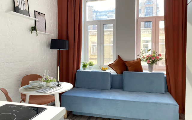 Апартаменты студия 17M 1 кровать