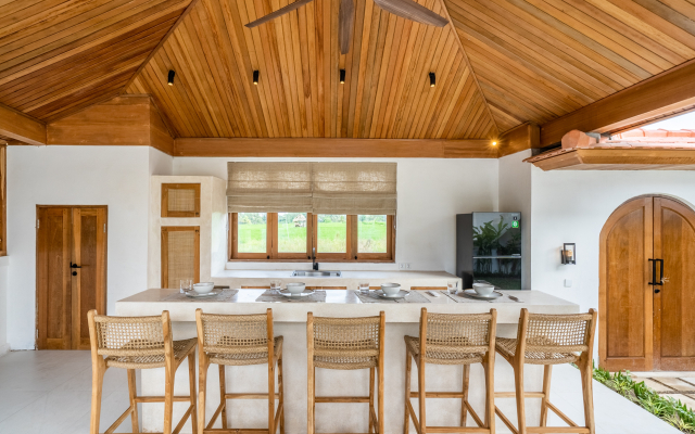 Вилла Tembaga by EVDEkimi – Designer villa with Pool and Breathtaking Rice field View – Long stay extras