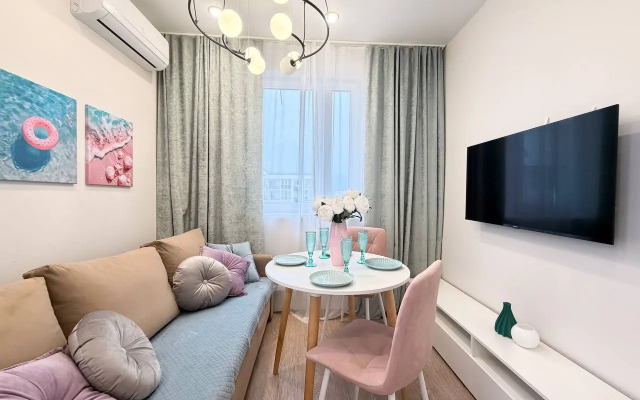 Апартаменты Делюкс с балконом Frukty Rent Однокомнатный