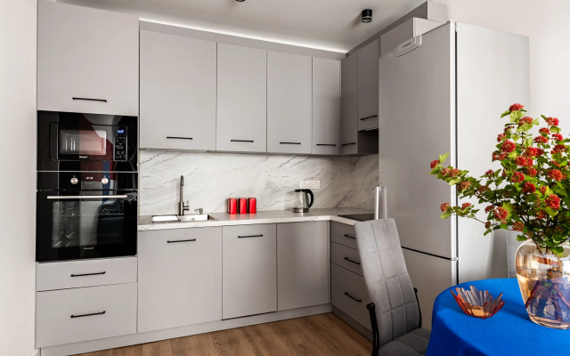 Квартира Гуашь Художника с видом на город