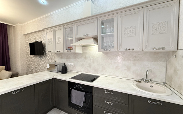 Квартира с дизайнерским ремонтом и красивым видом на город