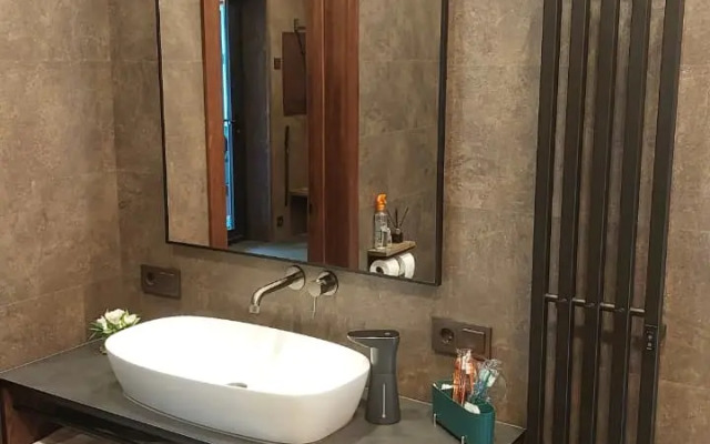 Вилла стильная с умным домом сауной и чаном