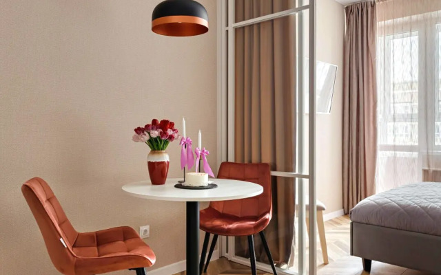 Studiya Bordo Flat in Abrikosovo residential complex