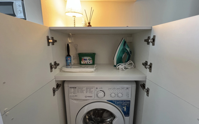 Квартира Эстетичная студия с панорамными окнами рядом с метро