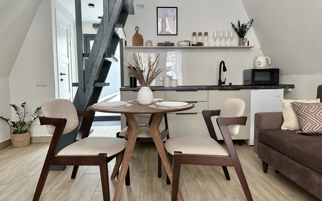 Barnhaus №1 s drovyanoj banej i goryachej kupel'yu, na 7 gostej Private House