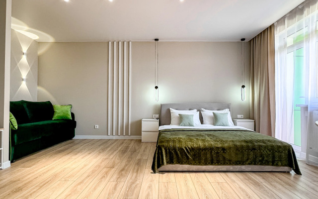 Апартаменты Уютная Студия с Балконом рядом с Морем