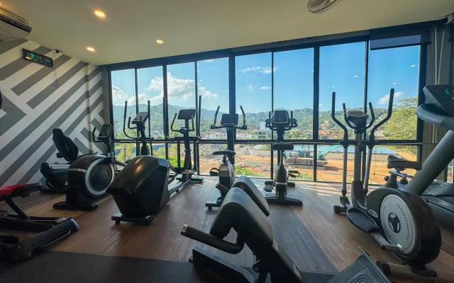 Квартира Kamala 1BR Rooftop Pools Sky Bar Gym