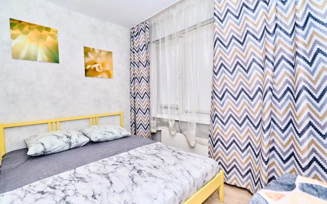 Квартира светлая Евродвушка с тремя отдельными спальными местами