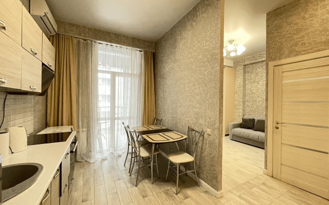 Zhk Poseydon 550. Odnokomnatnaya s balkonom (Trust Control) Flat